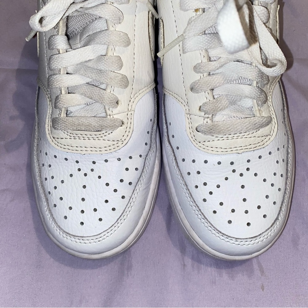 nike shoes court vision white sneakers women size 7 - Picture 4 of 8